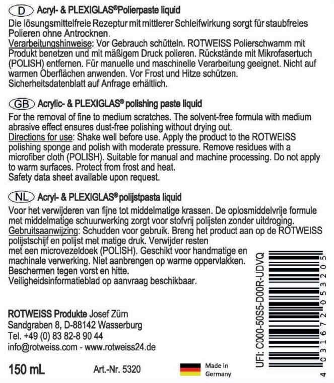 rotweiss-5320-acryl-plexiglas-polierpaste-liquid-150-ml image 3