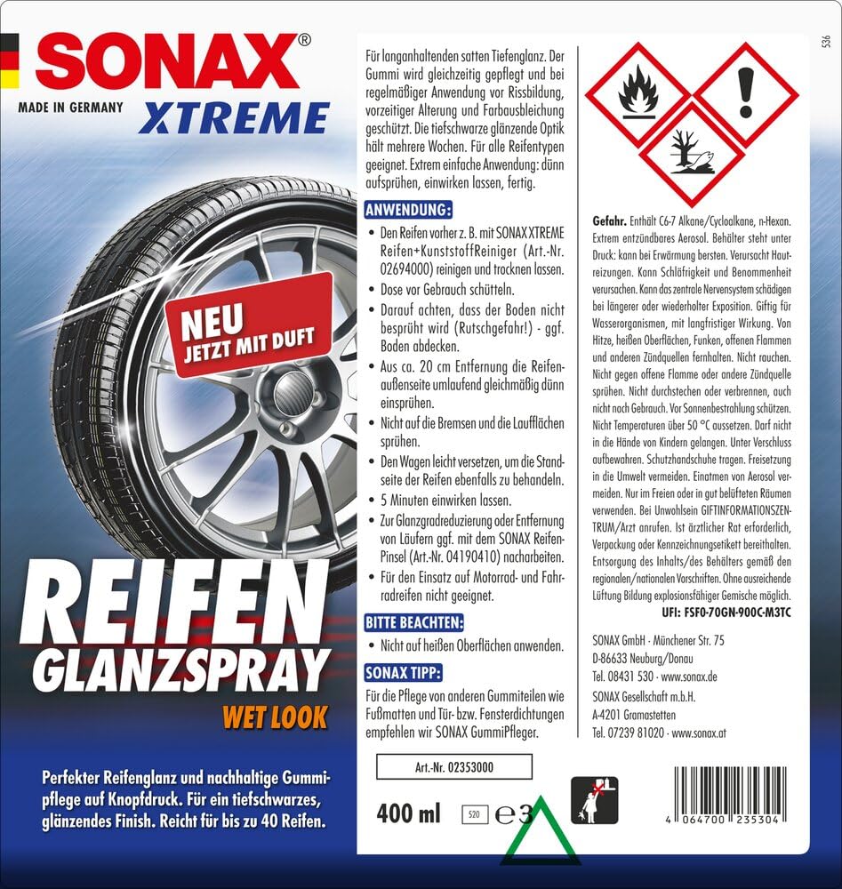 sonax-xtreme-reifenglanzspray-wet-look-reifenglanz-400-ml image 2