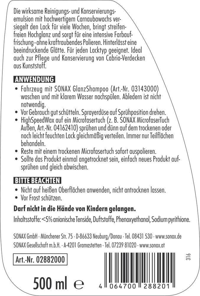 sonax-highspeedwax-spr-hversiegelung-500-ml-mit-carnaubawachs image 2