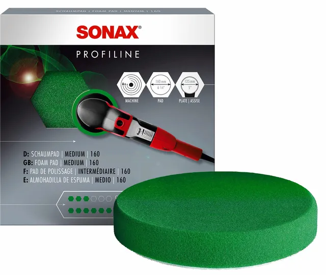 sonax-schaumpad-medium-160-mm-mittelharter-polierschwamm-mit-klett image 1