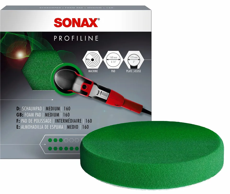 sonax-schaumpad-medium-160-mm-mittelharter-polierschwamm-mit-klett image 1