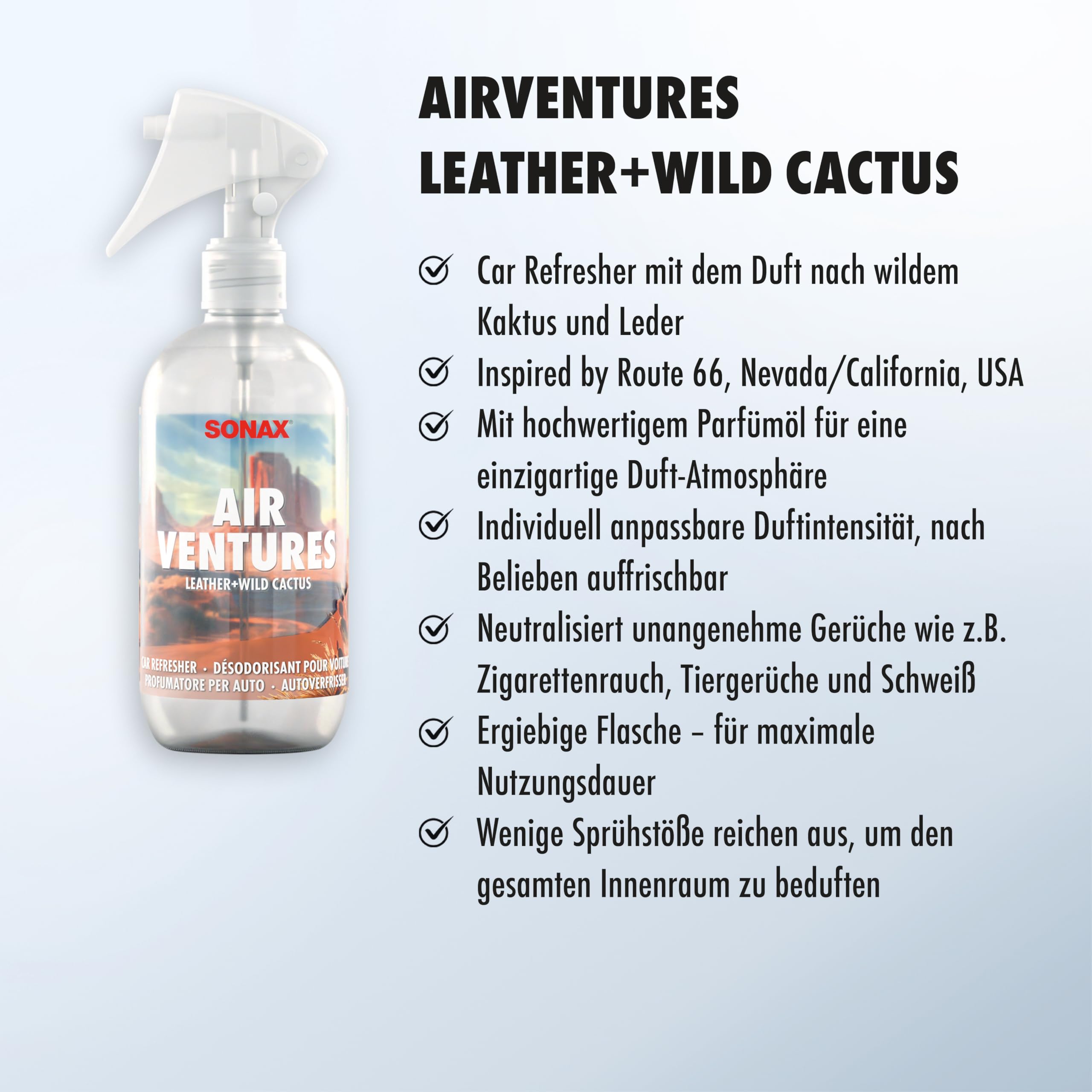 sonax-airventures-car-refresher-leather-wild-cactus-300-ml image 4
