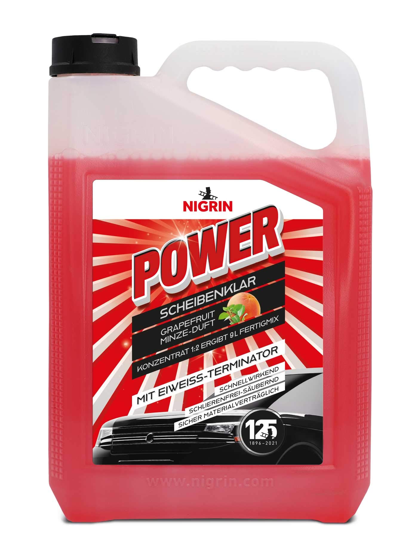 nigrin-power-scheibenklar-konzentrat-1-2-grapefruit-minze-3-liter image 1