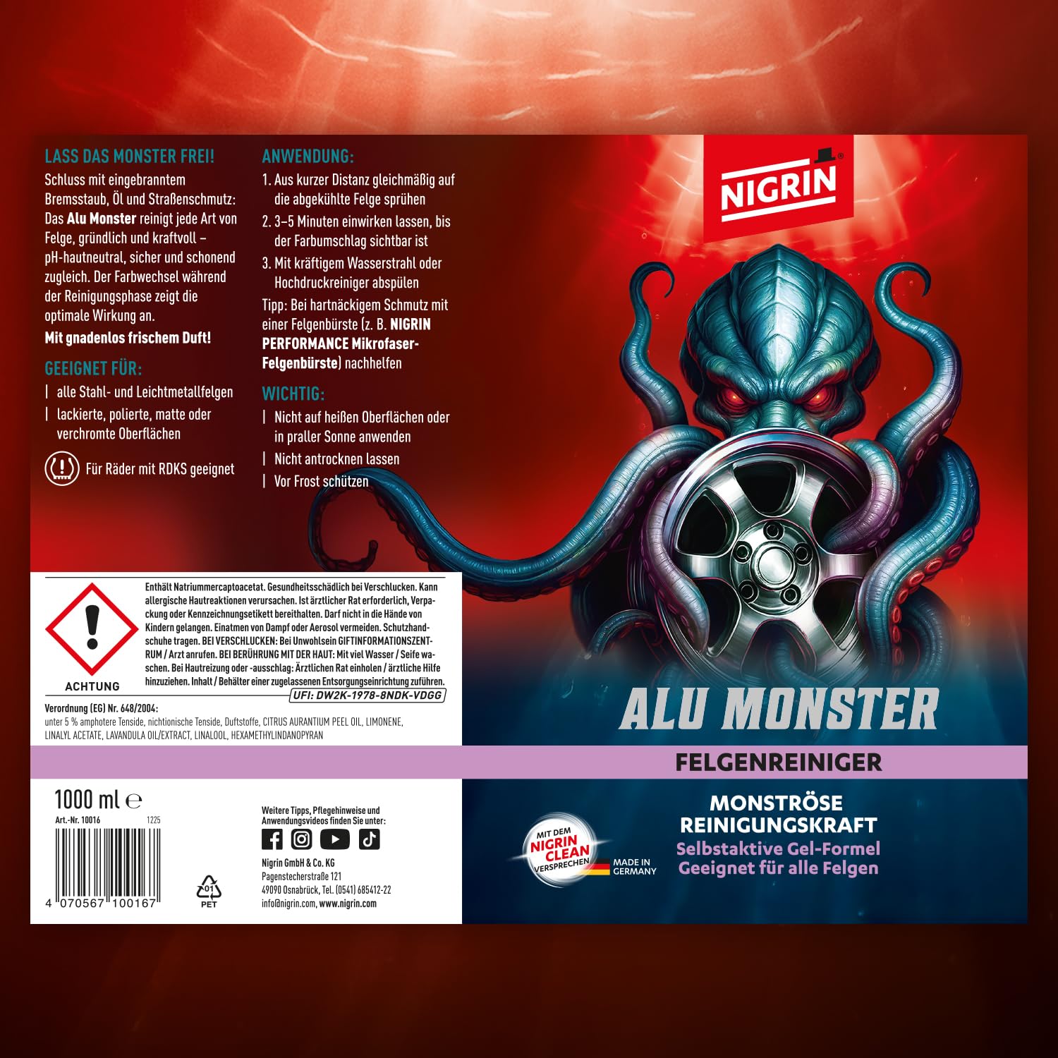 nigrin-alu-monster-felgenreiniger-1-l-s-urefrei-ph-neutral-mit-wirkindikator image 7