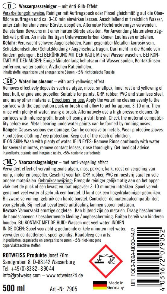 rotweiss-7905-wasserpassreiniger-gel-500-ml-bootsrumpf-reiniger image 3