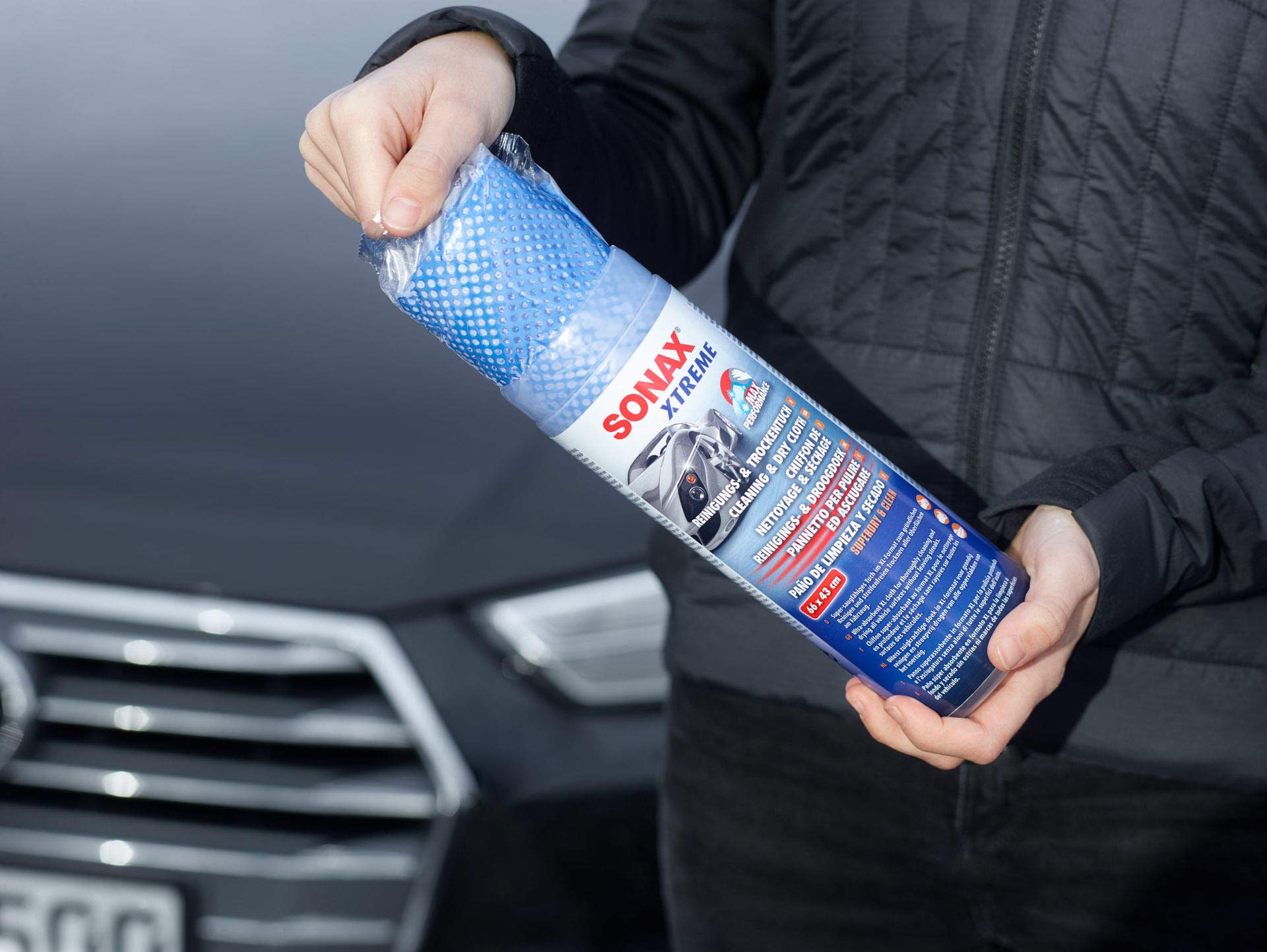 sonax-xtreme-reinigungs-trockentuch-1-st-ck-mikrofaser-autotuch image 2