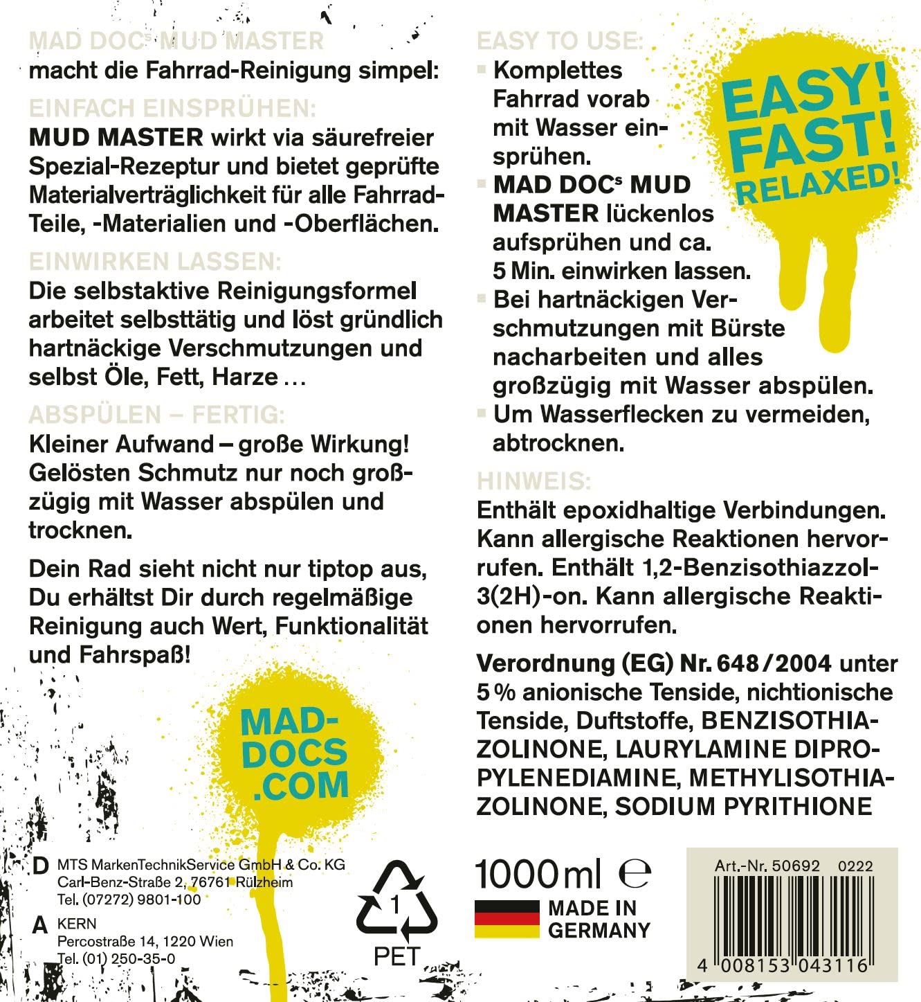 nigrin-mad-docs-mud-master-fahrradreiniger-s-urefrei-1000-ml image 5