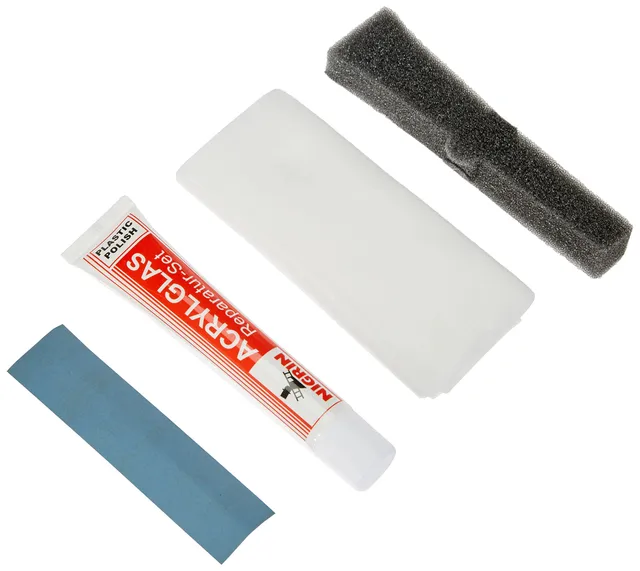 nigrin-73914-repairtec-acryl-und-plexiglas-politur-set-mit-paste-schleifpapier-t image 1