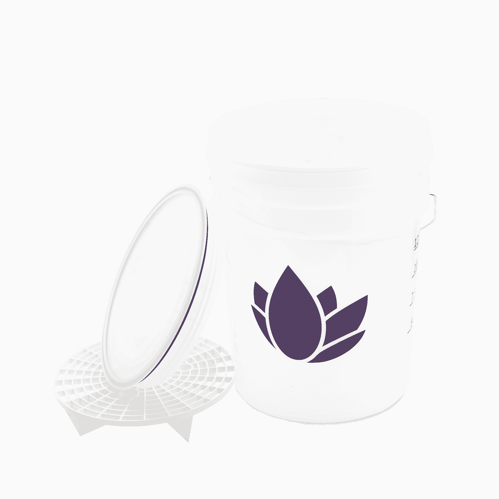 nanolex-wash-bucket-set-wascheimer-set-inkl-schmutzsieb-deckel image 1