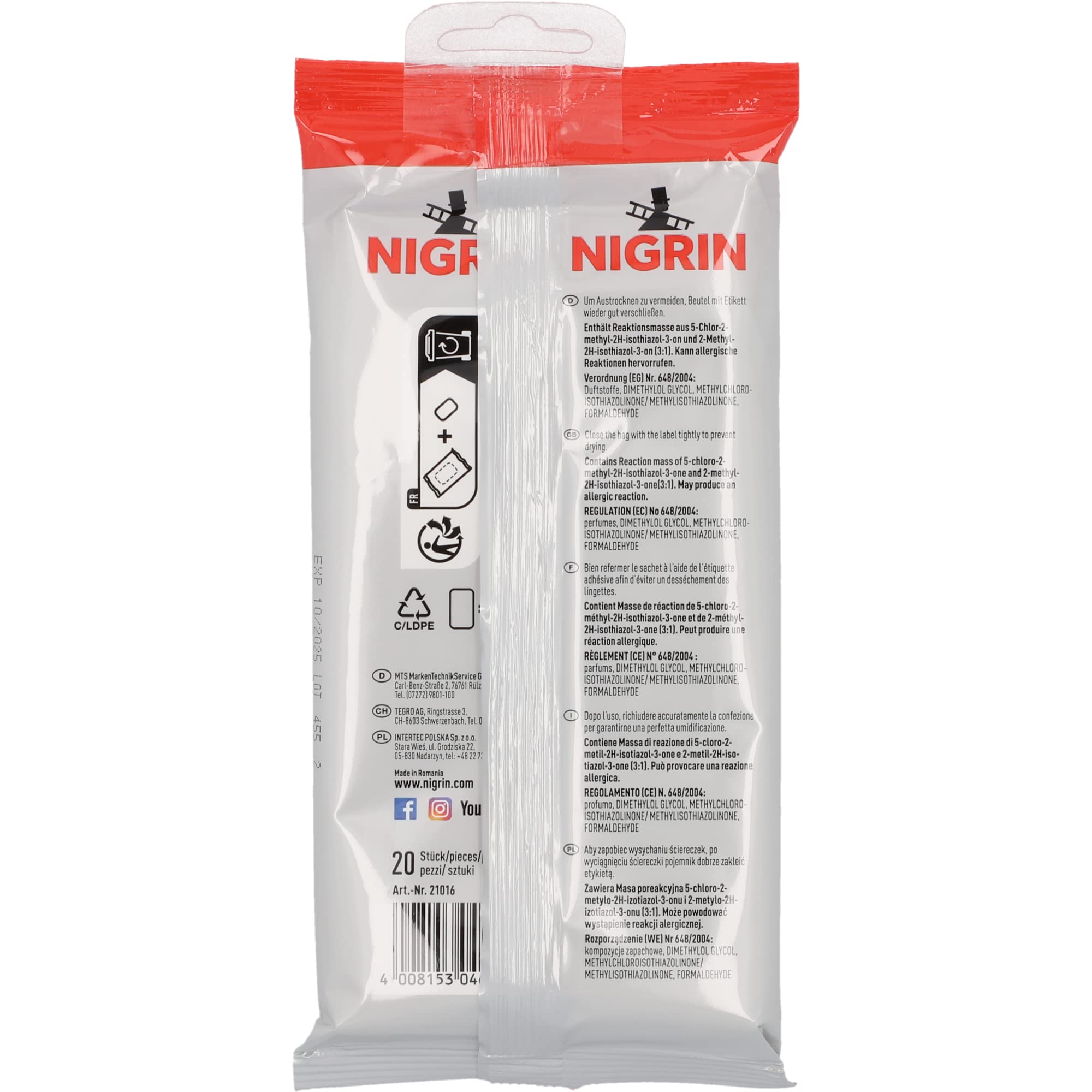 nigrin-lederpflege-t-cher-20-st-ck-mit-bienenwachs image 3