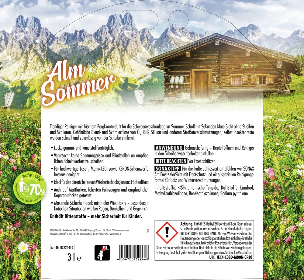 sonax-scheibenreiniger-gebrauchsfertig-almsommer-3-liter-sommer-scheibenwaschanl image 2