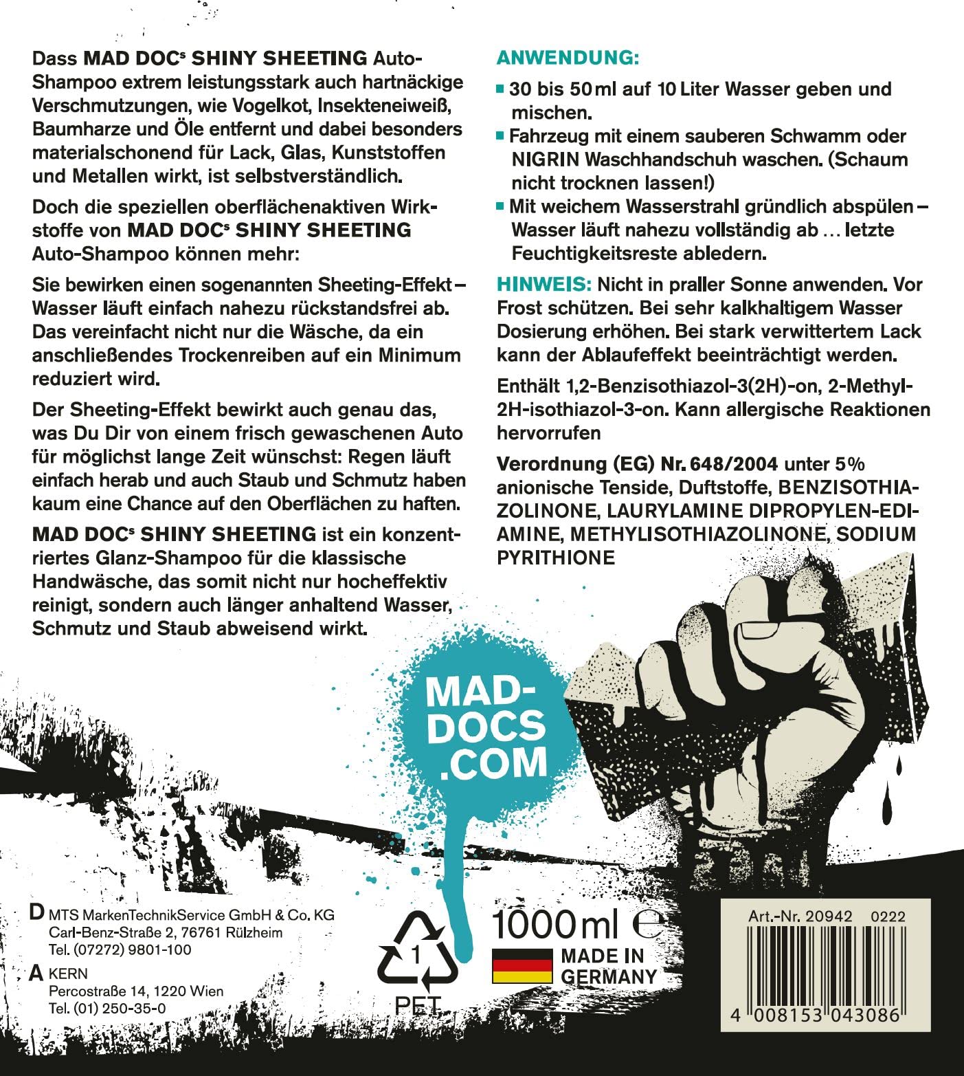 nigrin-mad-docs-shiny-sheeting-autoshampoo-1-liter image 6