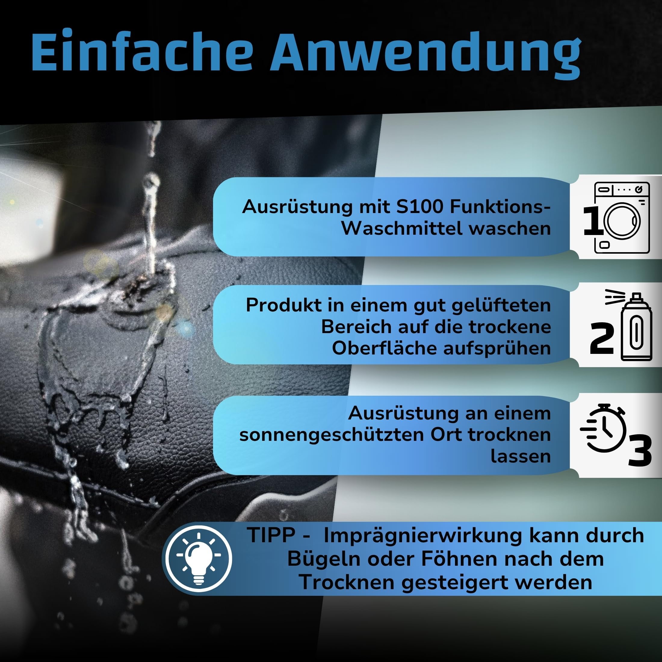 dr-wack-s100-impr-gnierspray-300-ml-f-r-motorradbekleidung image 4