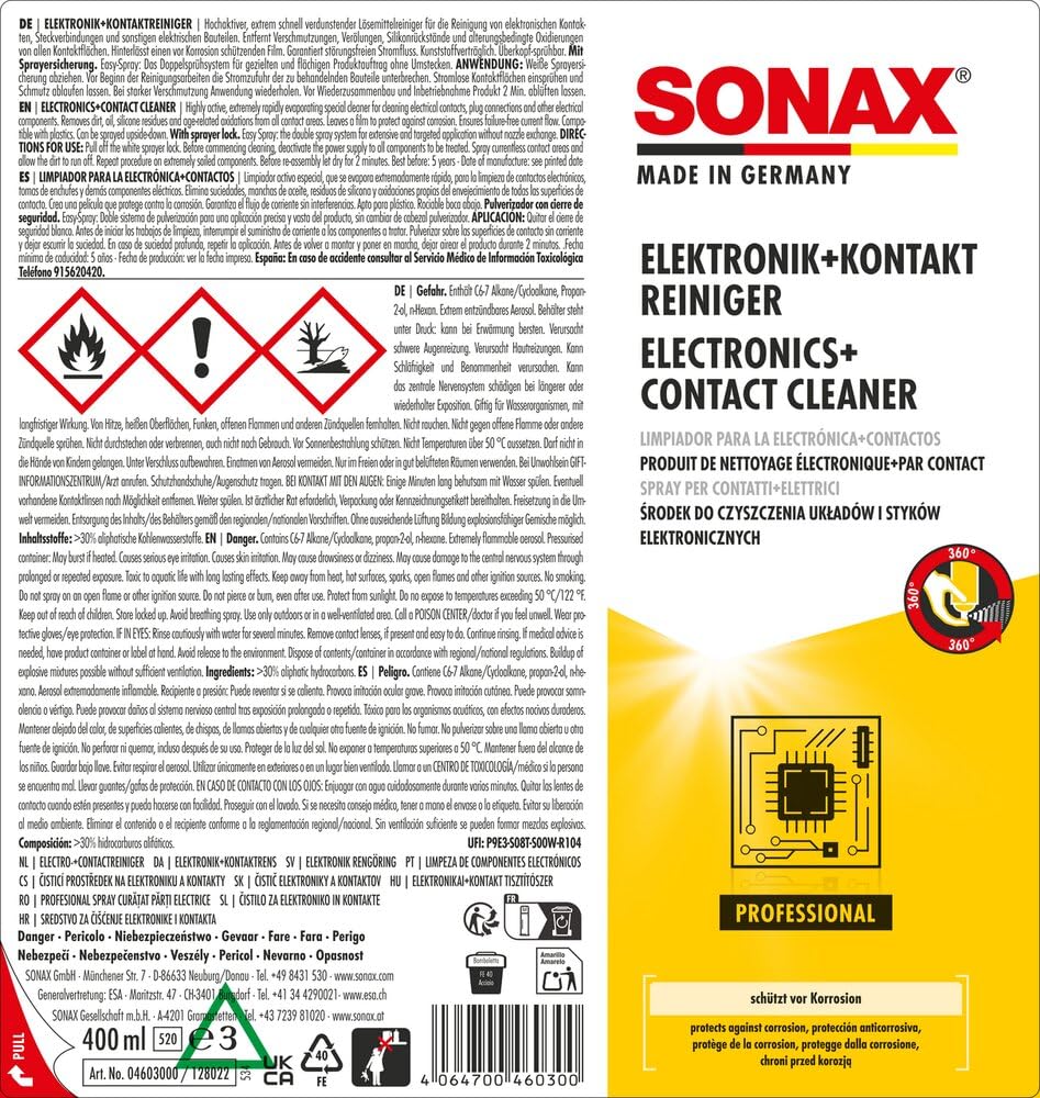 sonax-elektronik-kontaktreiniger-mit-easyspray-kontaktspray-400-ml image 2