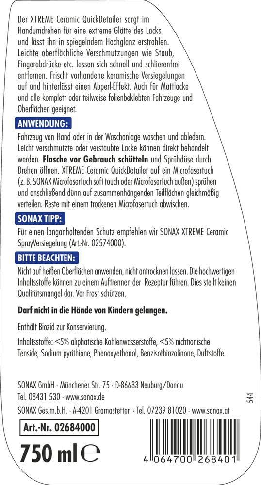 sonax-xtreme-ceramic-quickdetailer-keramik-spr-hversiegelung-750-ml image 2