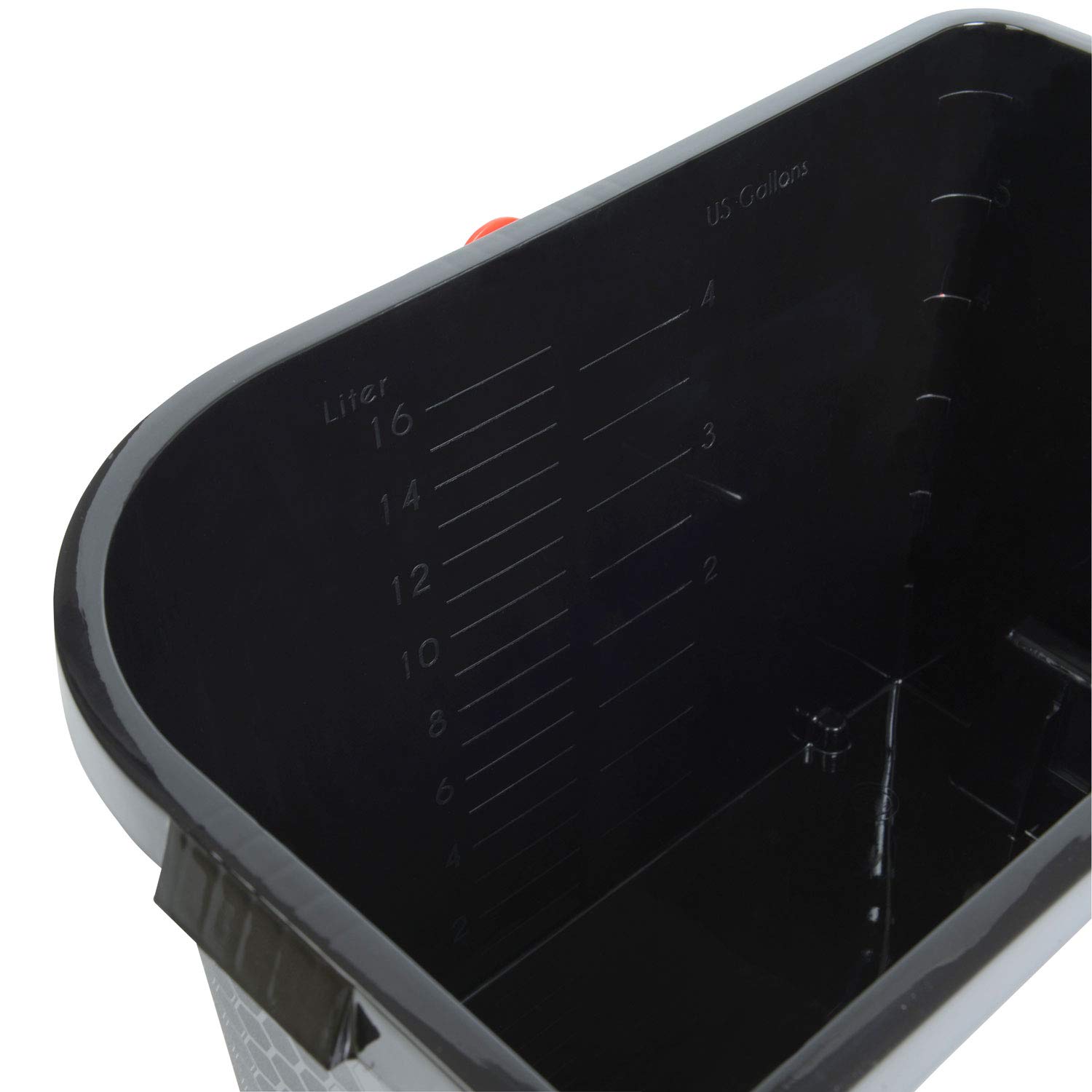 nigrin-performance-wasch-eimer-mit-deckel-und-grit-guard-16-liter-schwarz image 7