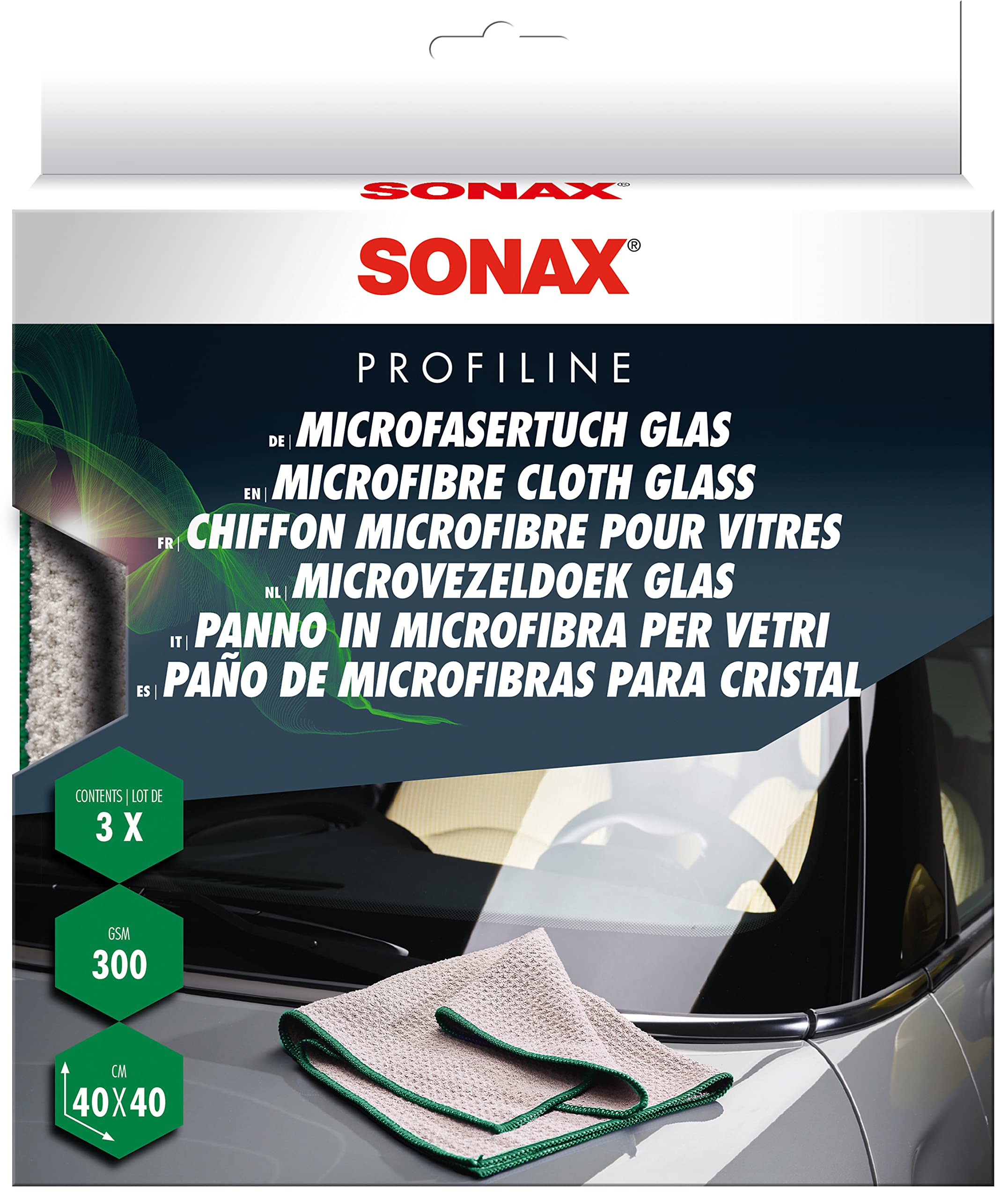 sonax-microfasertuch-glas-3-st-ck-profi-tuch-f-r-scheiben image 4