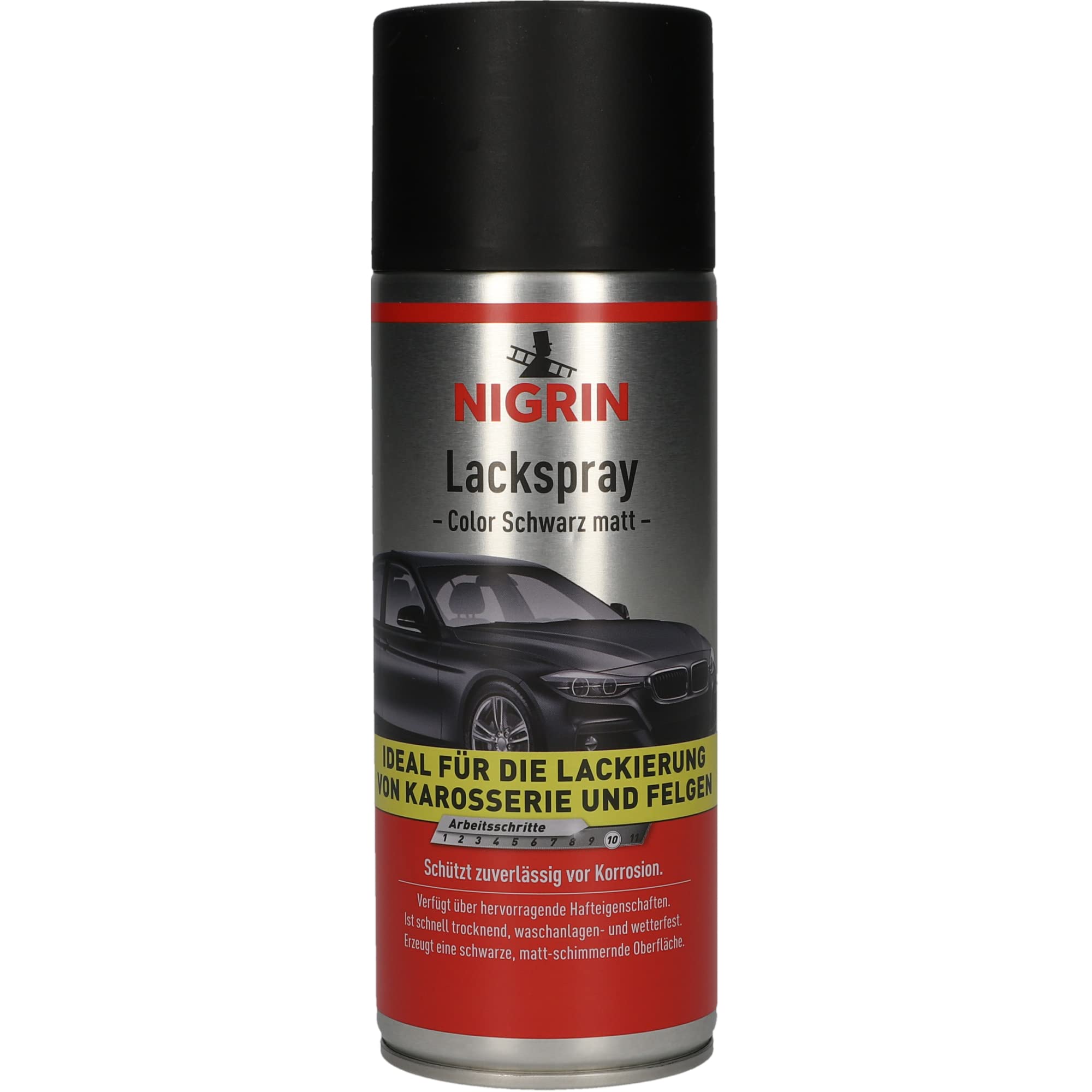 nigrin-lackspray-schwarz-matt-6-x-400-ml-autolack-f-r-felgen-und-karosserie image 2