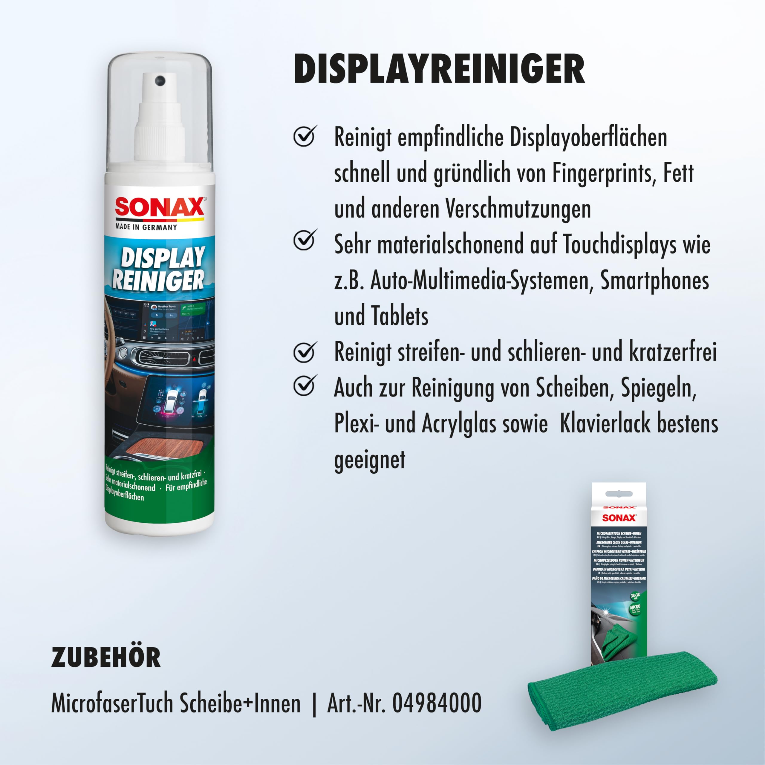 sonax-displayreiniger-300-ml-f-r-touchdisplay-glas-und-klavierlack image 3