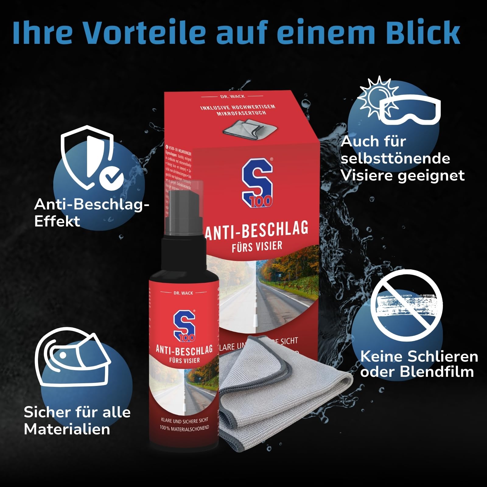 dr-wack-s100-anti-beschlag-spray-100-ml-inkl-mikrofasertuch-visier-brillen-schut image 5