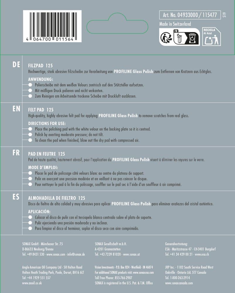 sonax-filzpad-127-mm-2-st-ck-f-r-exzenter-und-rotationspolierer image 2