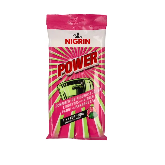 nigrin-power-scheiben-reinigungst-cher-pink-euphoria-20-st-ck-schlierenfrei-mit- image 1