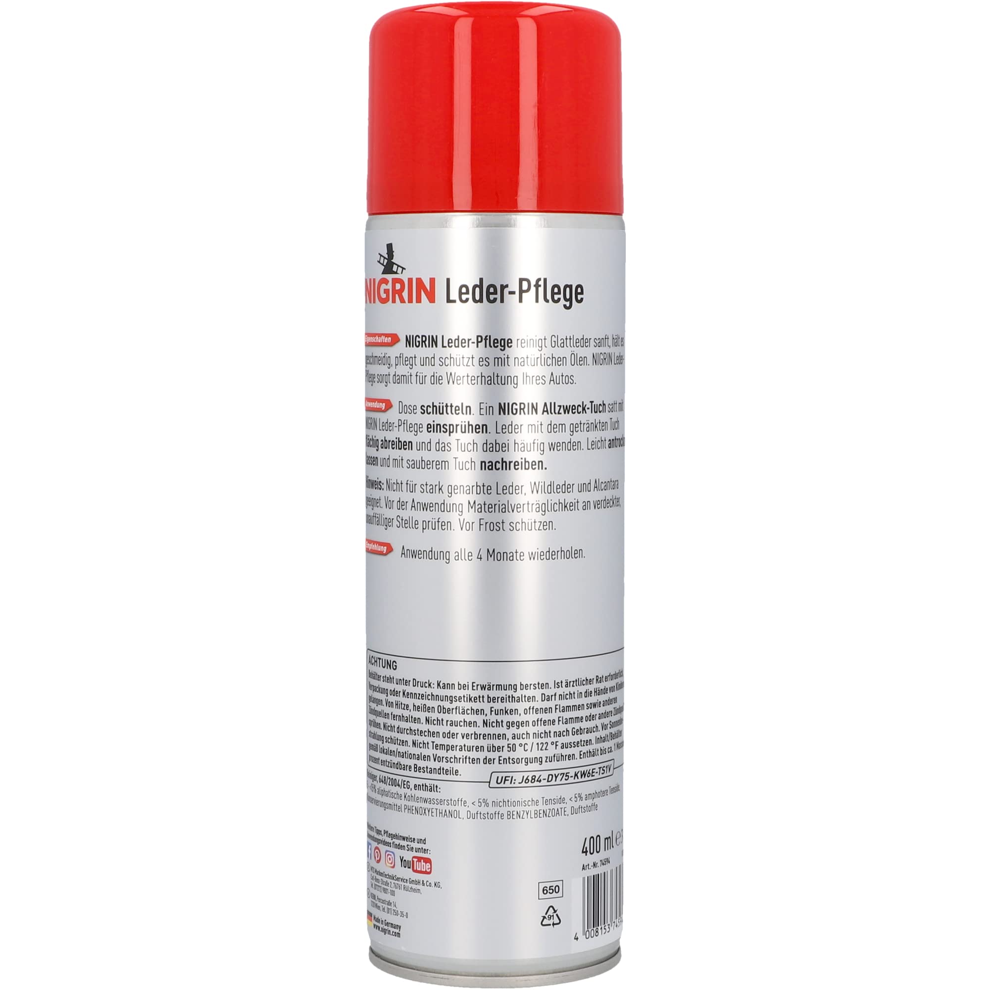 nigrin-leder-pflege-mit-nat-rlichen-len-lederreiniger-400-ml image 6