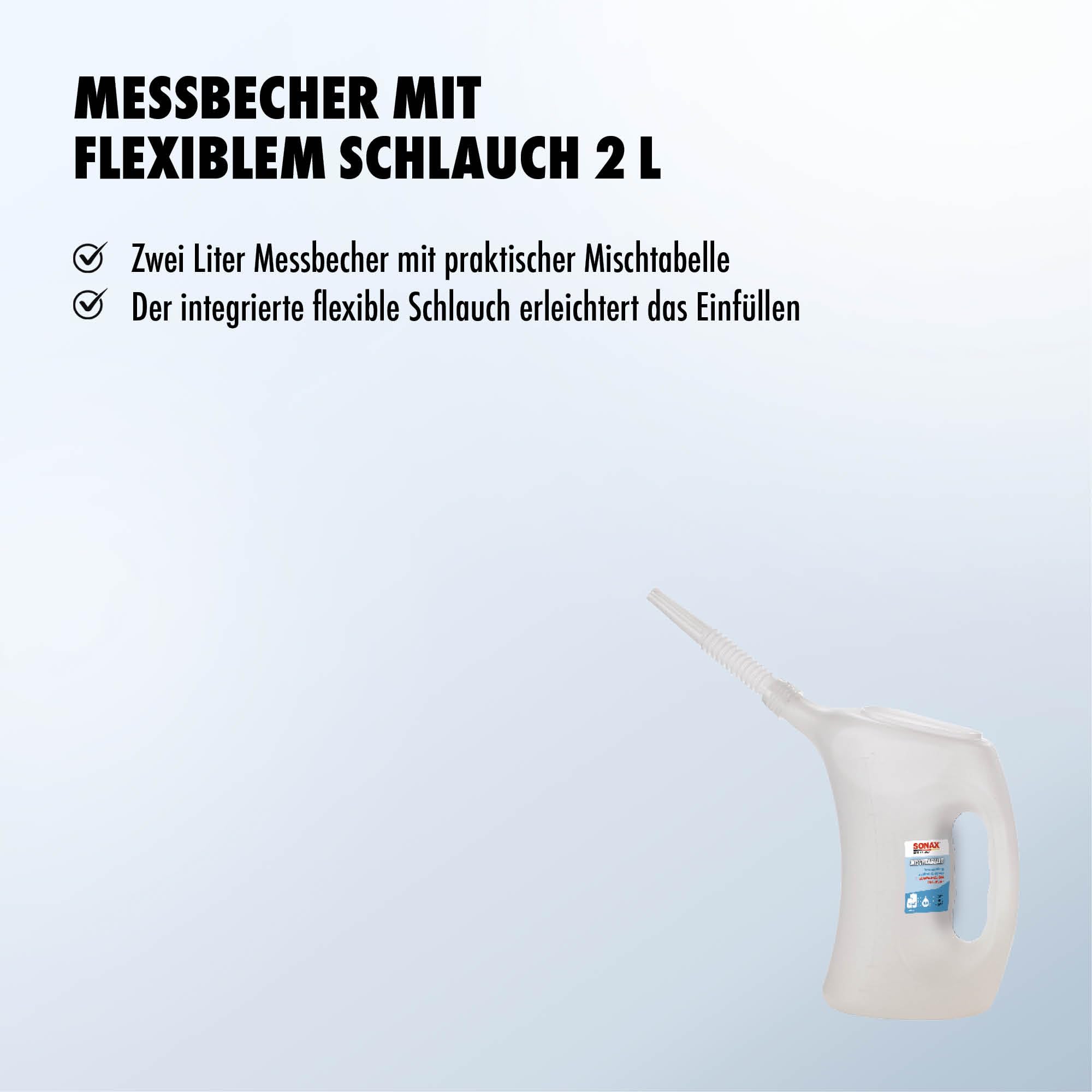 sonax-messbecher-2-liter-mit-flexiblem-schlauch-und-mischtabelle image 3