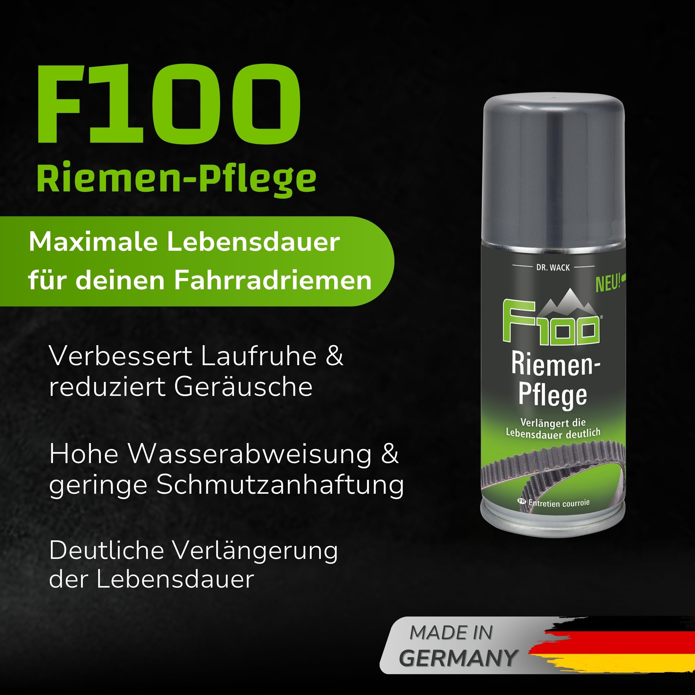 dr-wack-f100-riemen-pflege-spray-100-ml-f-r-keilriemen-und-zahnriemen image 2