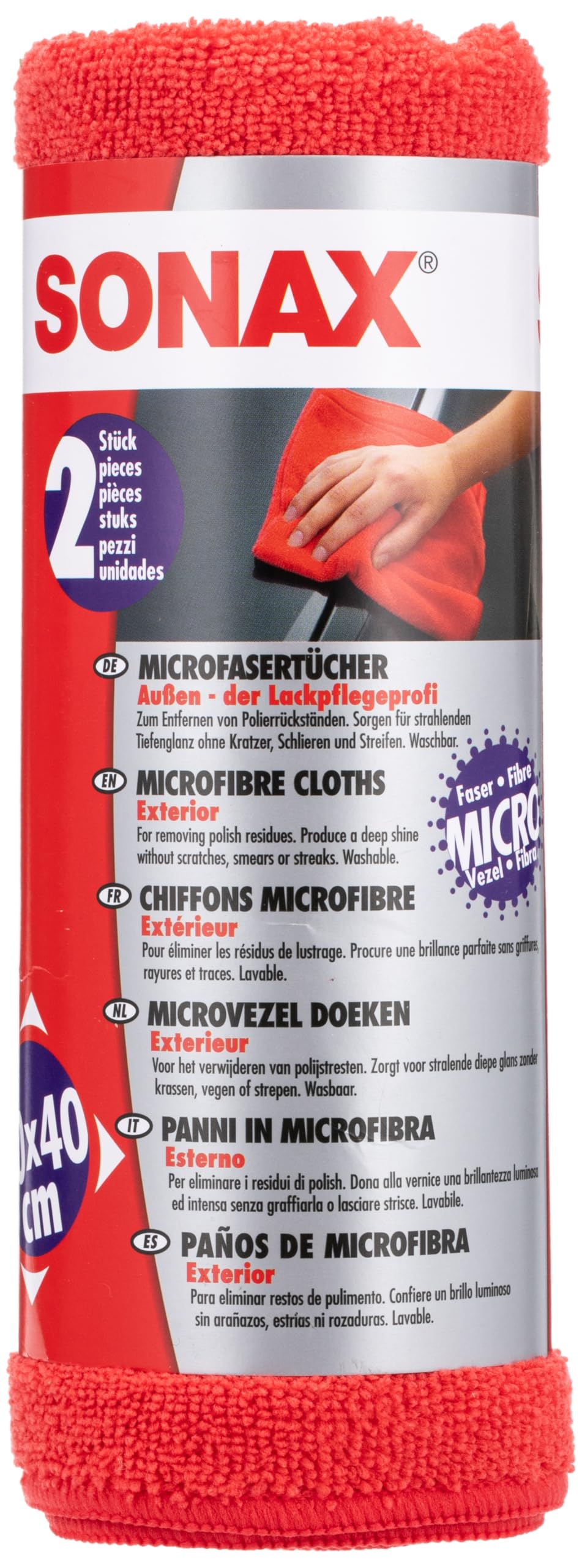 sonax-microfasert-cher-au-en-40-x-40-cm-2-st-ck-flauschige-pfleget-cher-f-r-au-e image 4