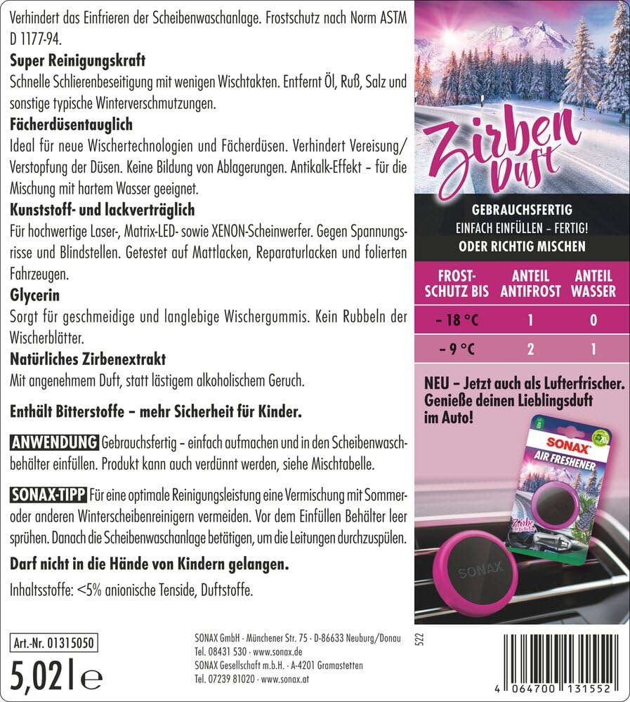 sonax-antifrost-klarsicht-zirbe-5-liter-gebrauchsfertig-bis-18-c image 2