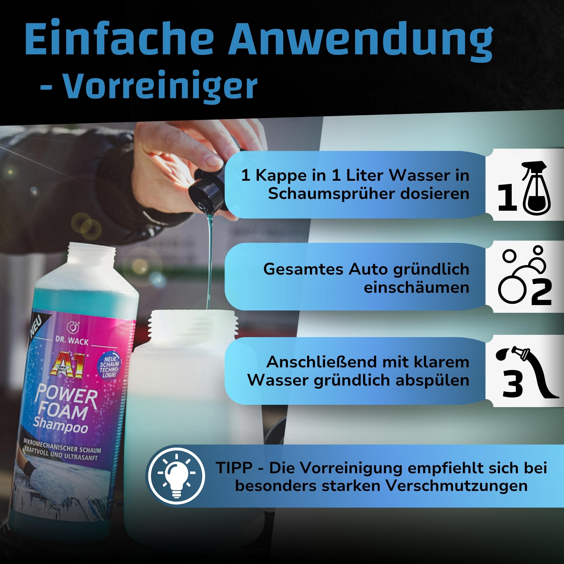 dr-wack-a1-power-foam-shampoo-1-liter-autoshampoo image 4