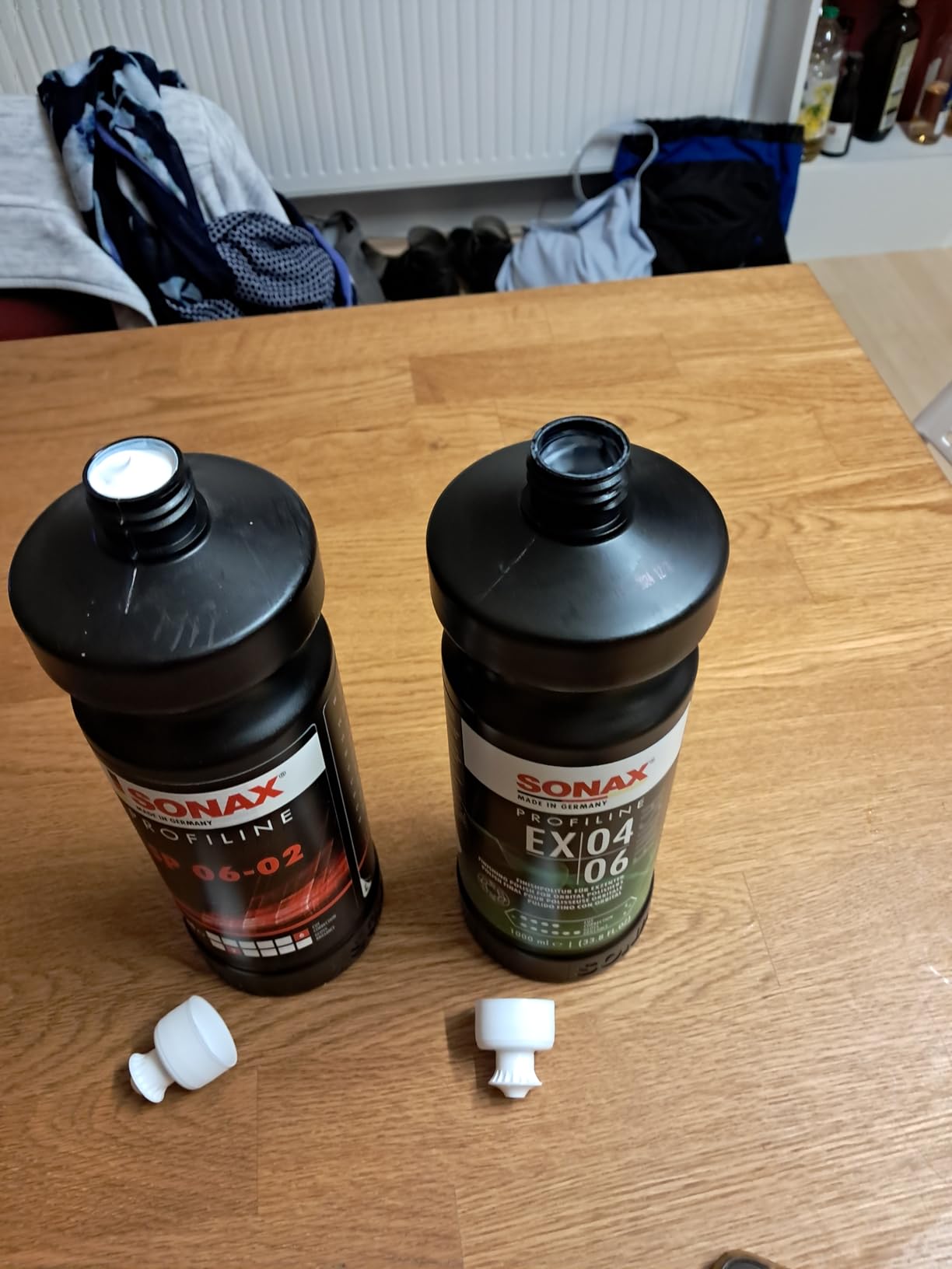 Gute Politur, große Flasche gewöhnungsbedürftig
