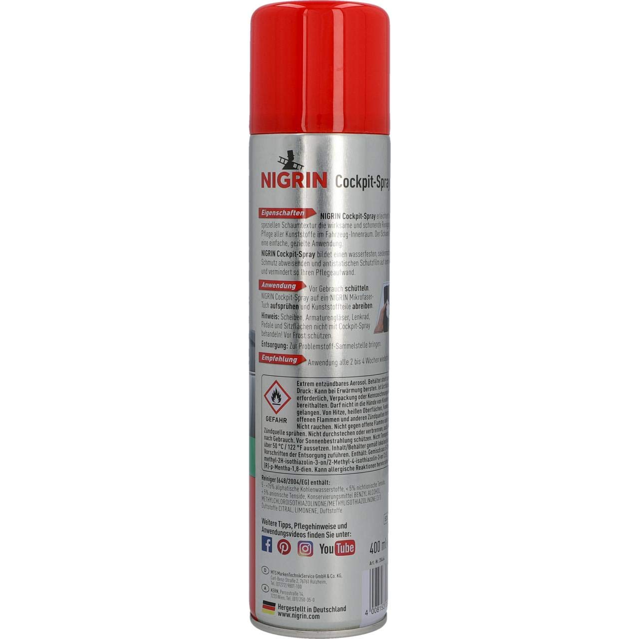 nigrin-cockpit-spray-zitrone-antistatischer-innenreiniger-400-ml image 5