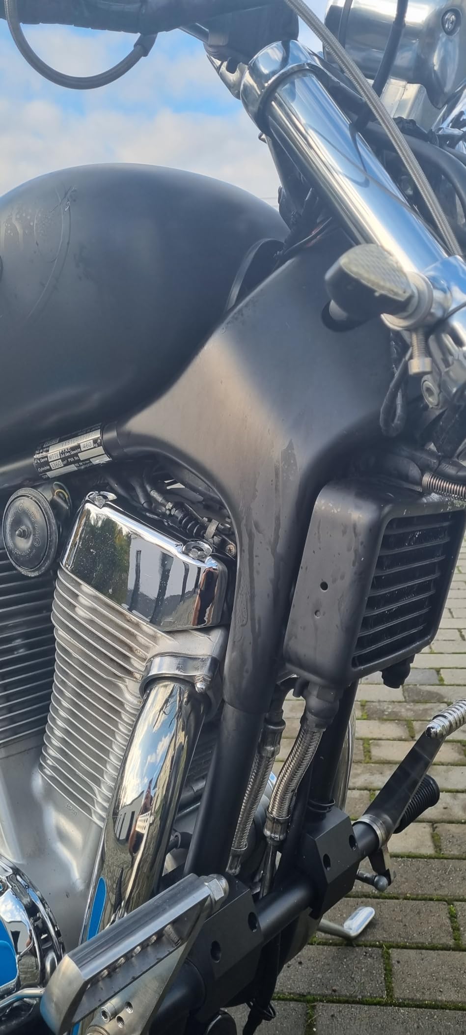 Bei mir Flecken auf Alu