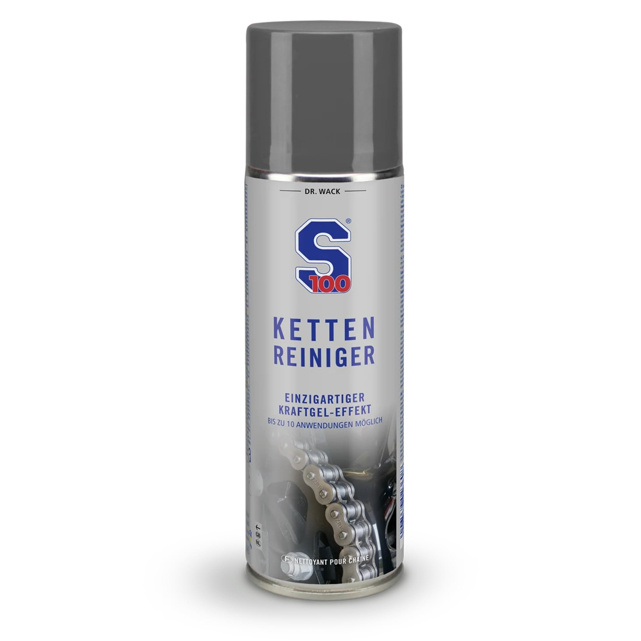 dr-wack-s100-kettenreiniger-300-ml-motorrad-kettenspray-mit-gel-formel-f-r-o-x-z image 1
