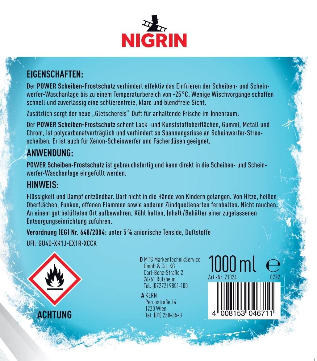 nigrin-power-scheiben-frostschutz-konzentrat-gletscherfrische-1-liter-bis-52-c image 4
