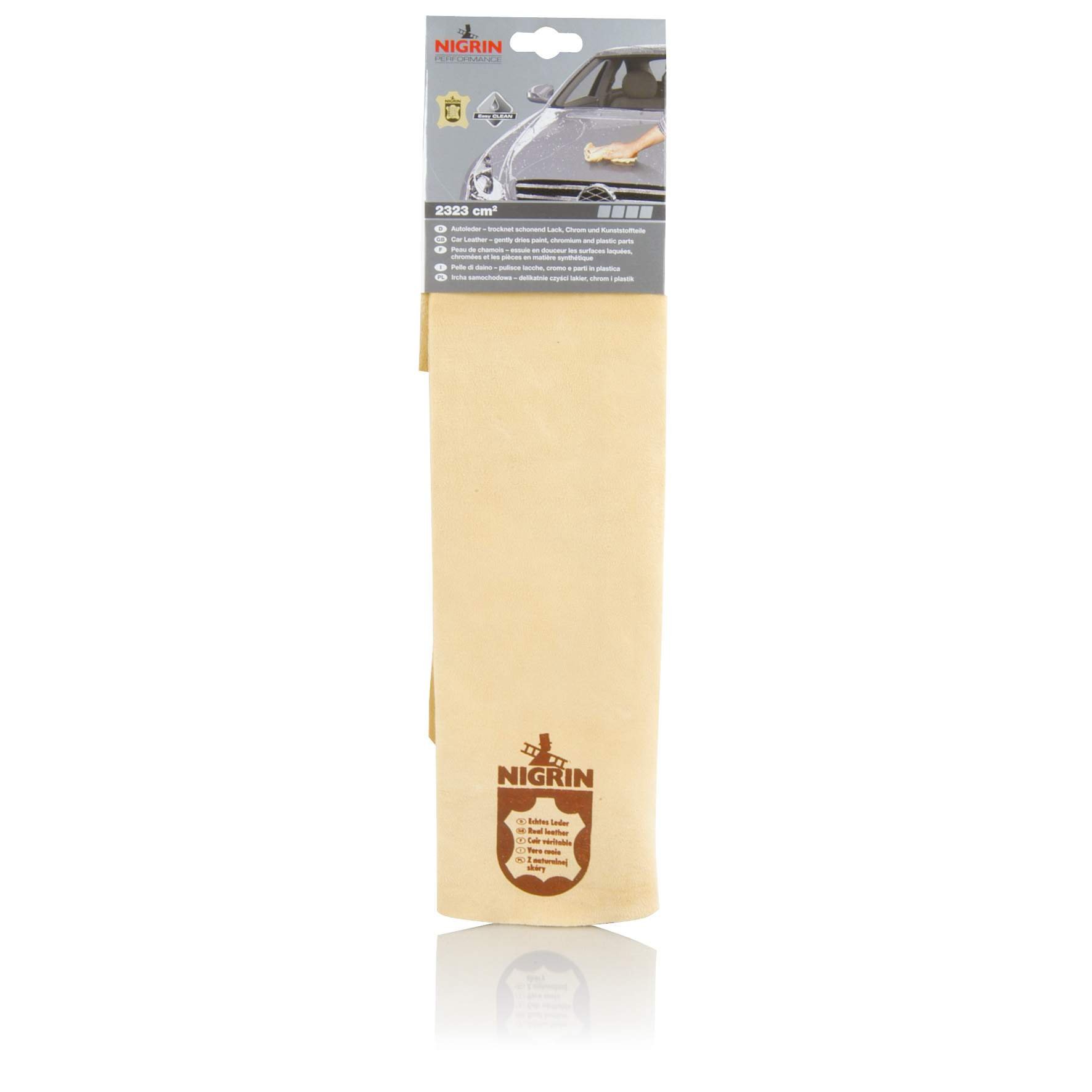 nigrin-autoleder-natur-ledertuch-trockentuch-2323-cm image 1