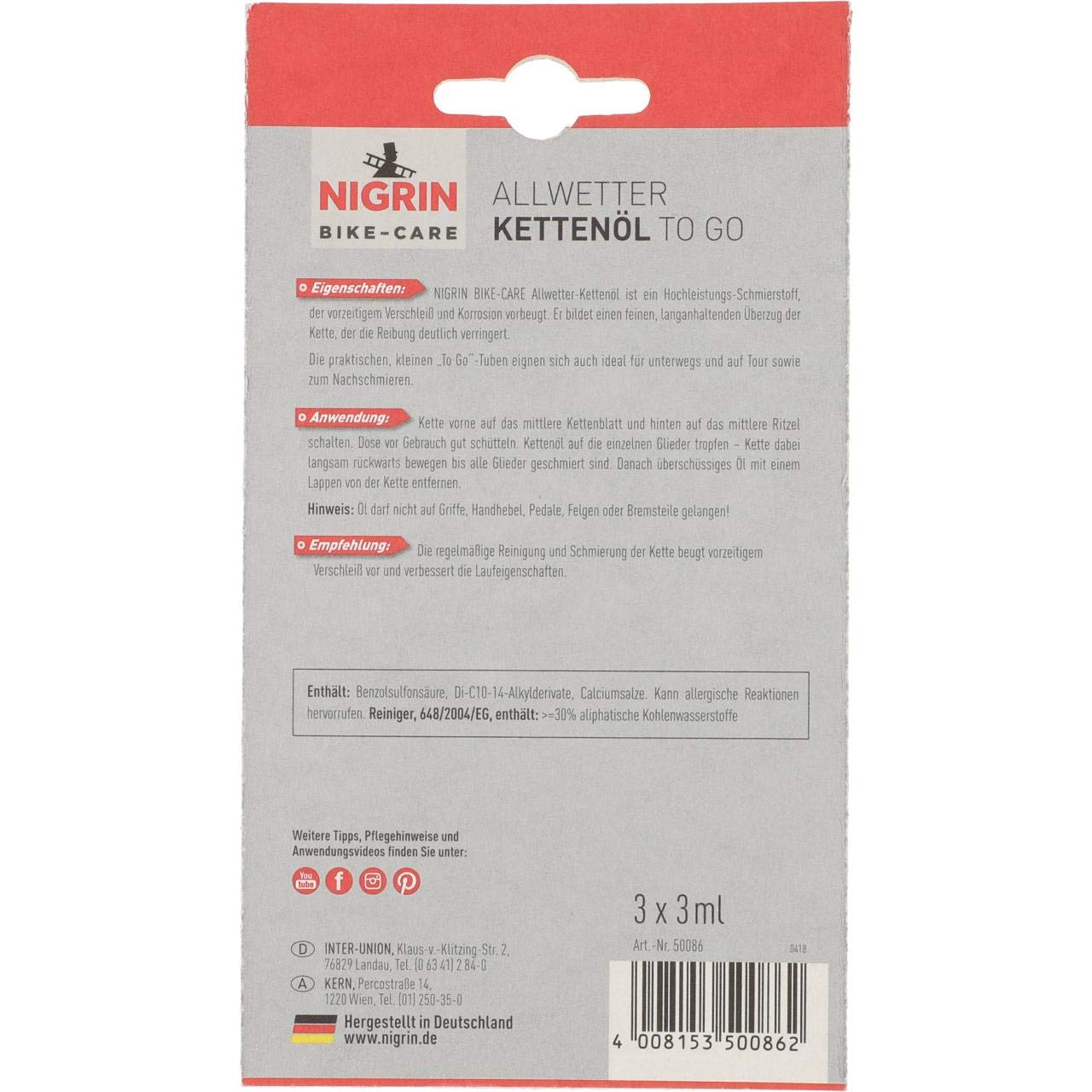 nigrin-bike-care-ketten-l-allwetter-3x-3-ml-to-go image 2