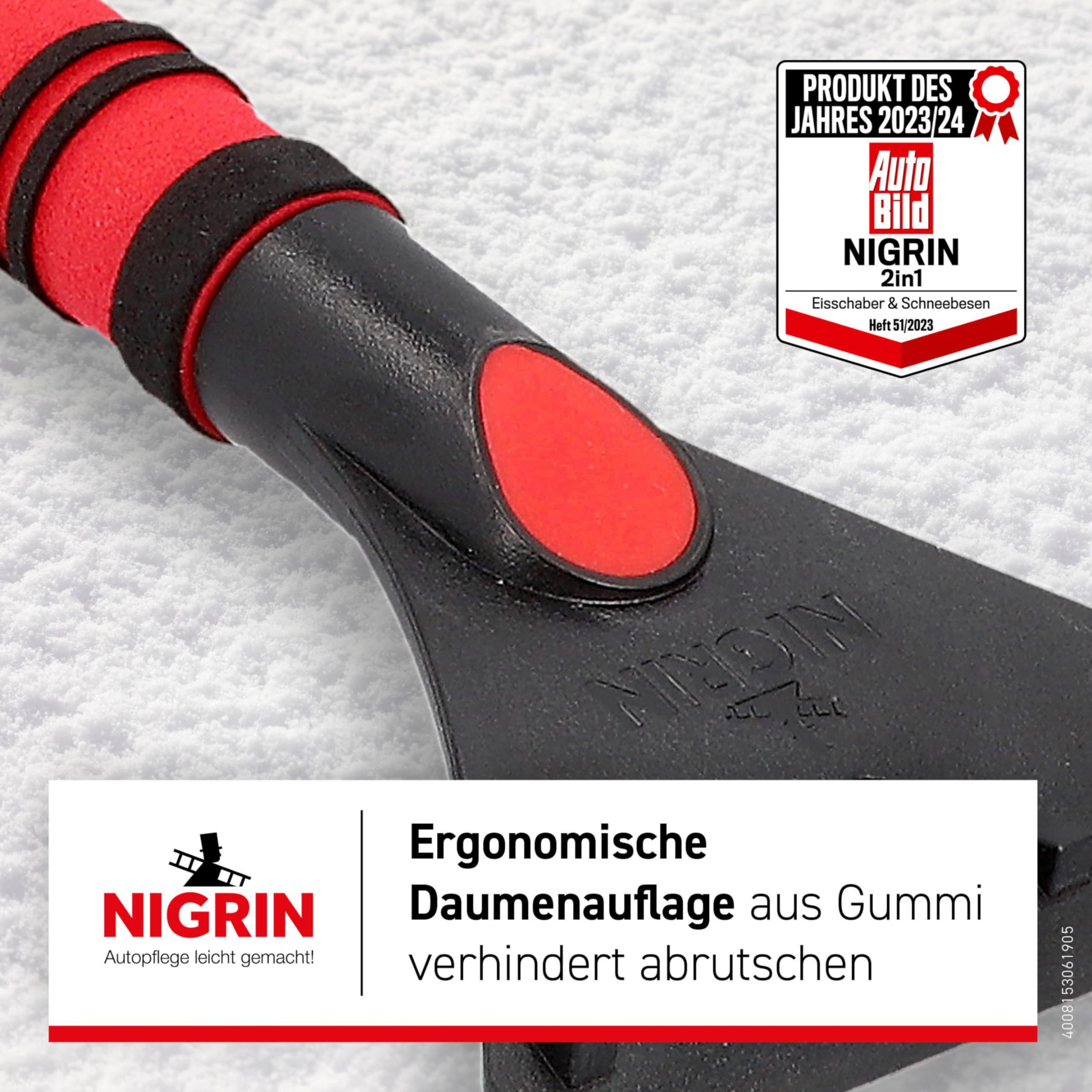 nigrin-eiskratzer-mit-schneebesen-60-cm-abs-schwarz-rot image 8