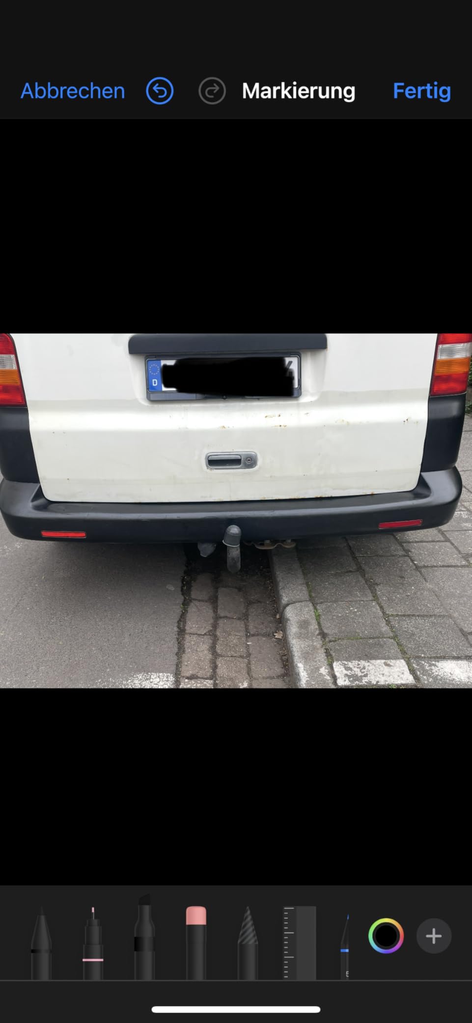 Bei mir streifig geworden