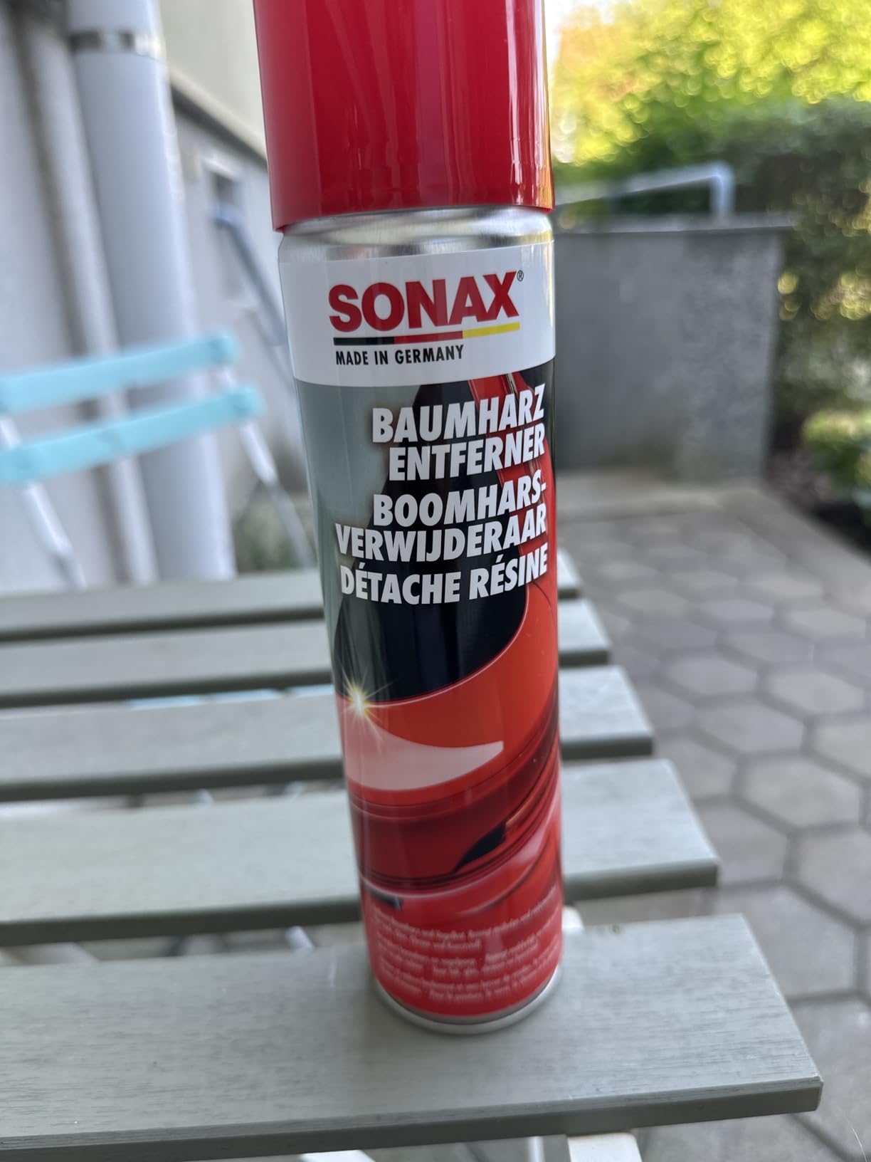 Wirkt auch auf Glas