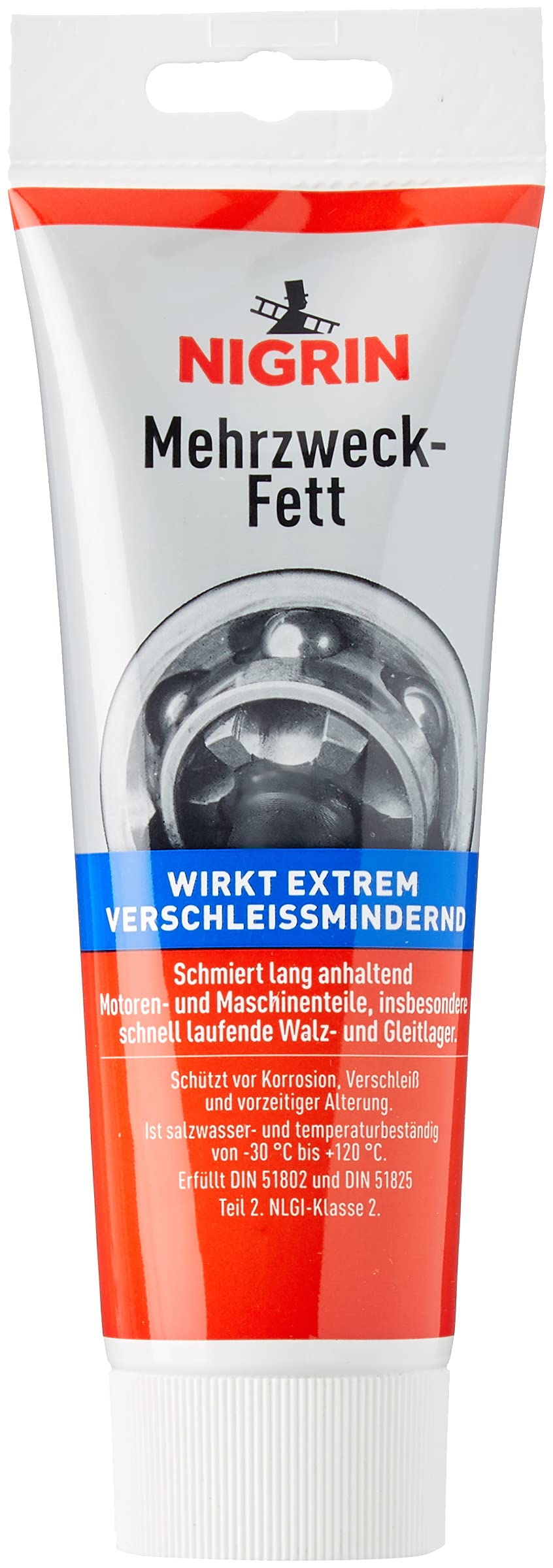 nigrin-mehrzweckfett-250-g-tube-lithiumfett-30-c-bis-120-c image 1
