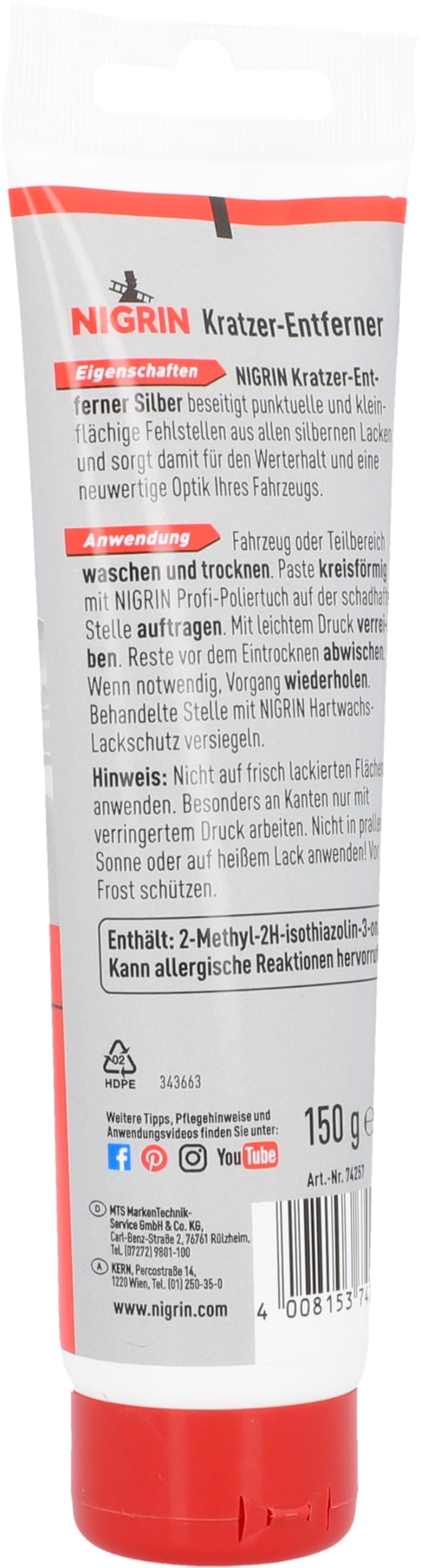 nigrin-74257-kratzer-entferner-150-g-silber image 4