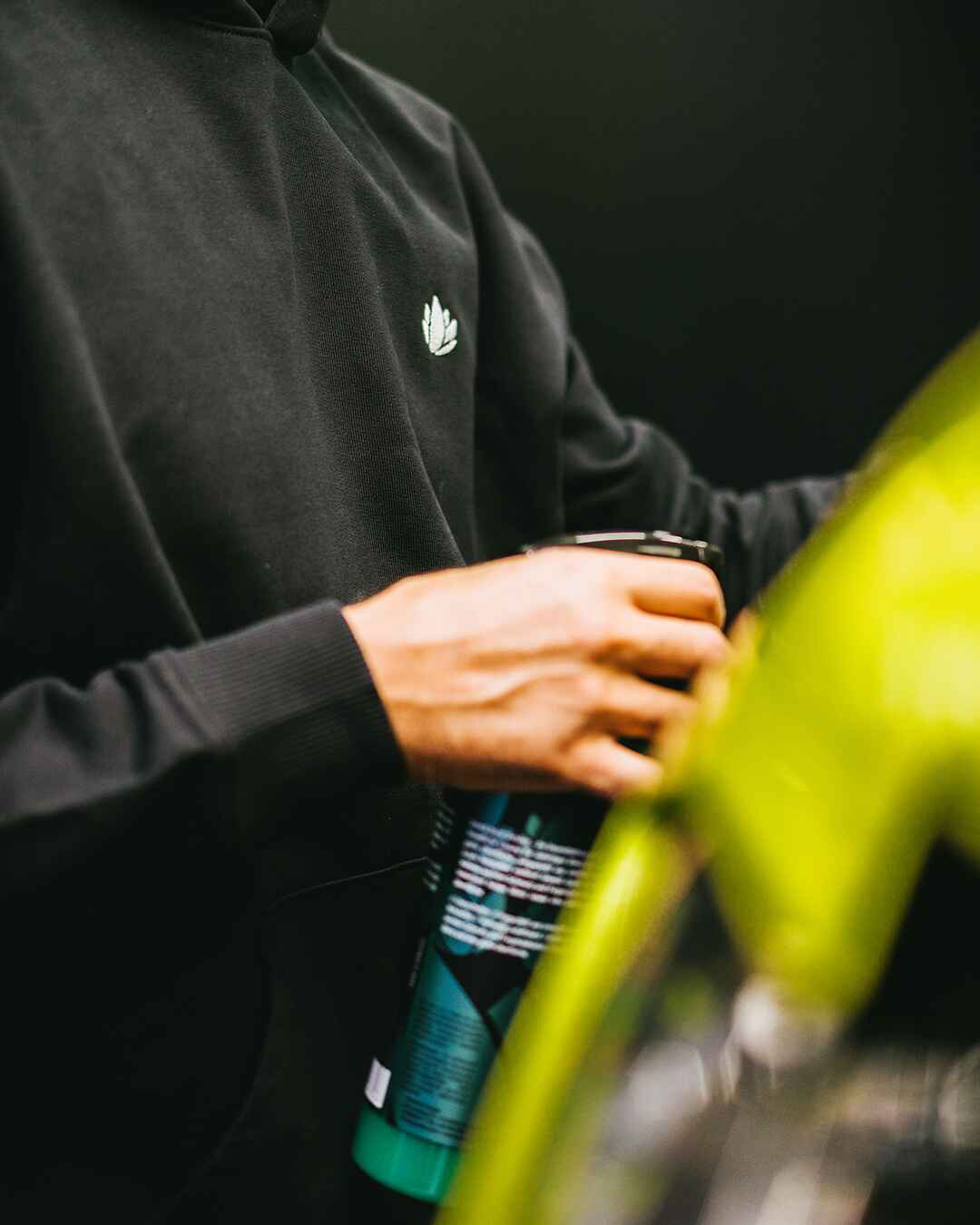 nanolex-hoodie-schwarz-don-t-quick-wash-wcwc-kapuzenpullover image 1