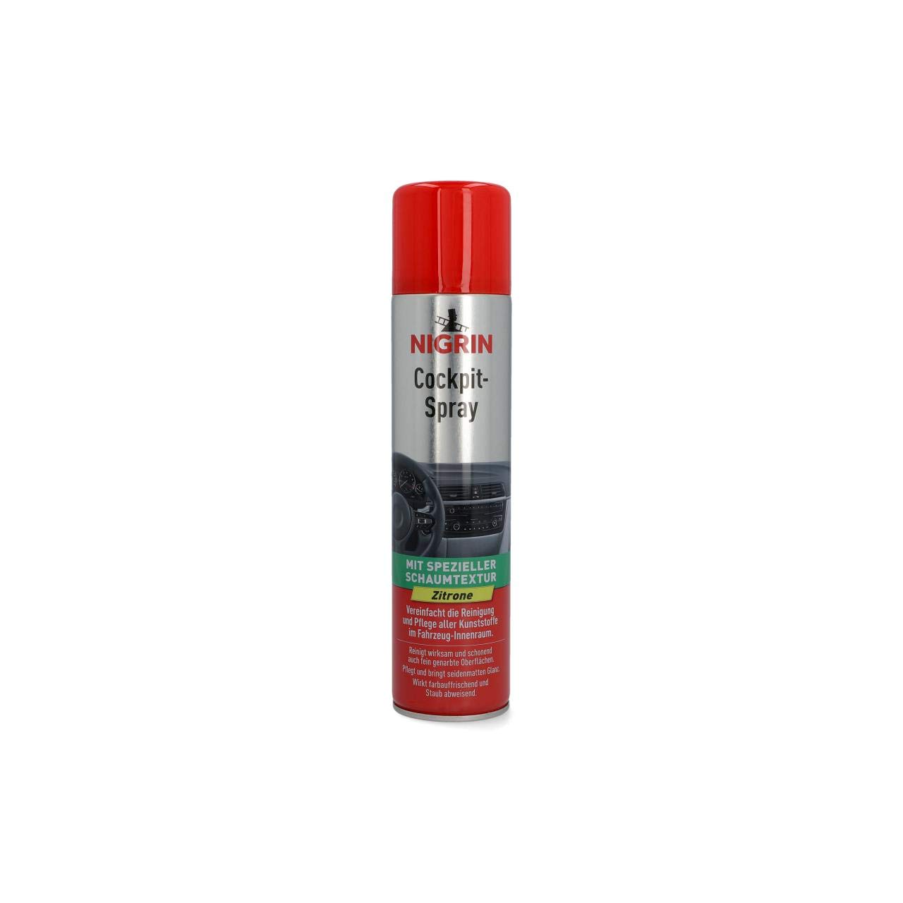 nigrin-cockpit-spray-zitrone-antistatischer-innenreiniger-400-ml image 1