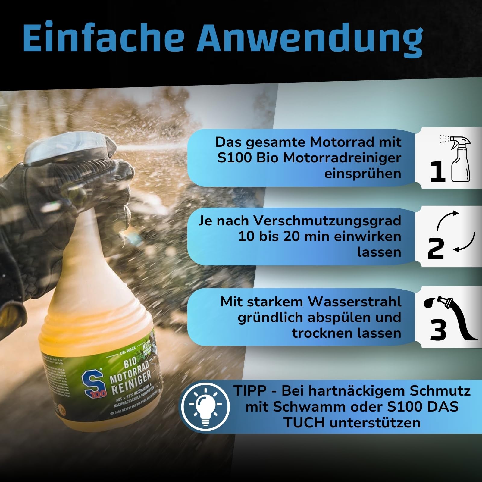 dr-wack-s100-bio-motorradreiniger-750-ml-biologisch-abbaubarer-motorrad-reiniger image 4