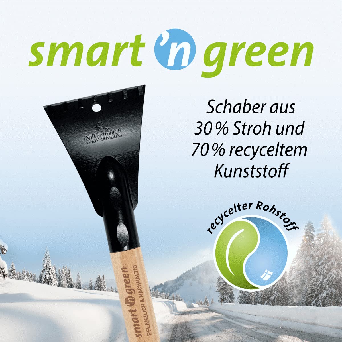 nigrin-smart-n-green-eiskratzer-mit-holzgriff-fsc image 2