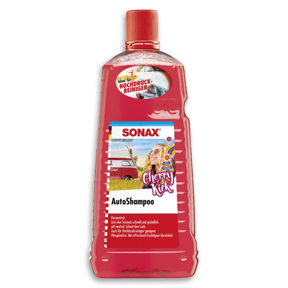 sonax-autoshampoo-konzentrat-cherry-kick-autoshampoo-2-liter image 1