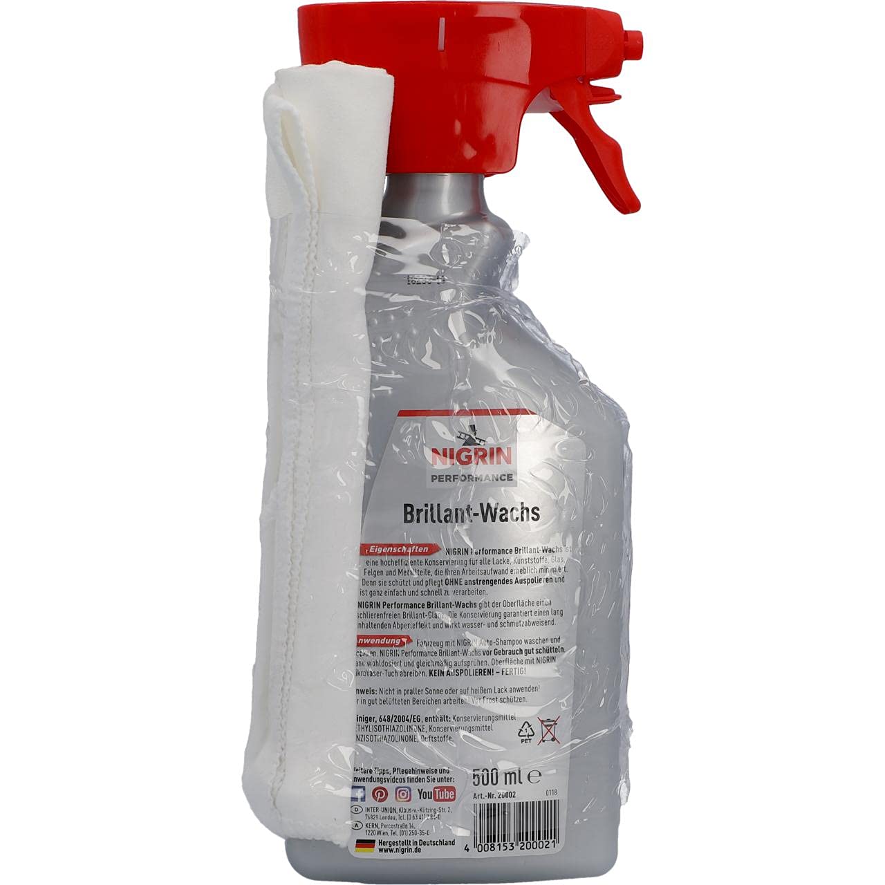nigrin-performance-brillant-wachs-mit-mikrofasertuch-500-ml image 3